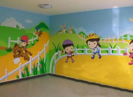 大化幼儿园墙体彩绘制作流程及注意事项