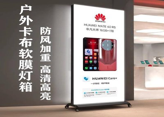 大化户外防水灯箱的应用特点及适用范围。