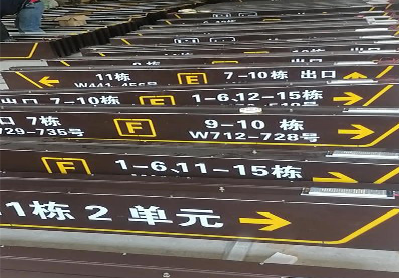 大化广告标识中，常见的几种安装方式。