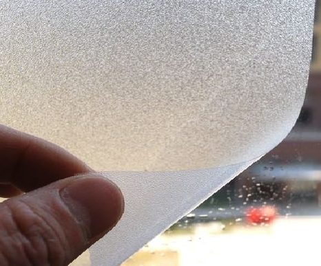 大化玻璃门外面粘广告用什么材料好？